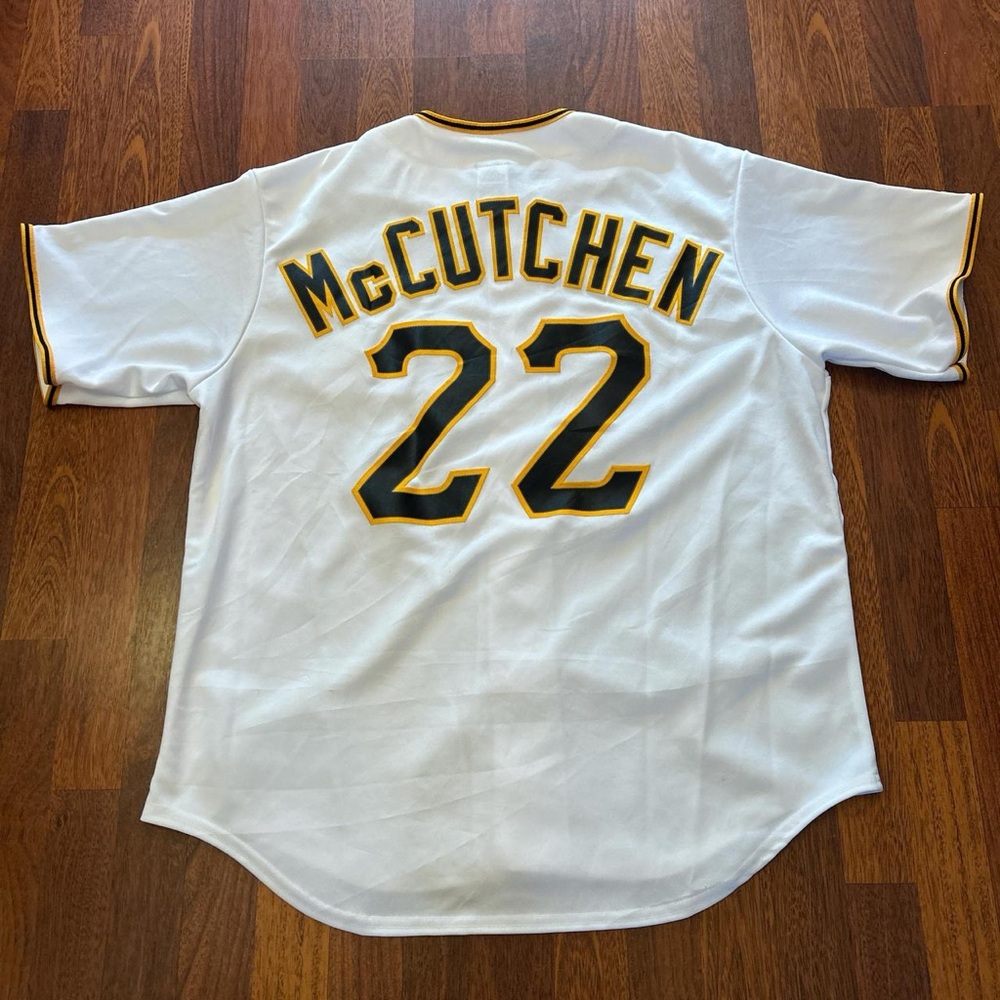 Pittsburgh Pirates Majestic Stitched Andrew McCutchen Baseball Jersey Size XL